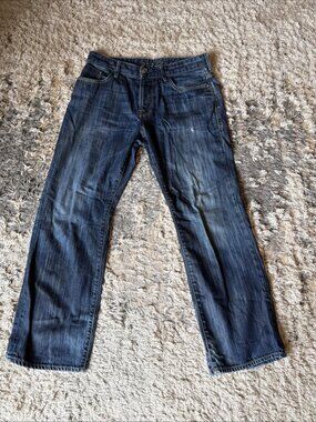 MAVI Matt Relaxed Straight Leg Distressed Blue Jeans Men’s 32x30